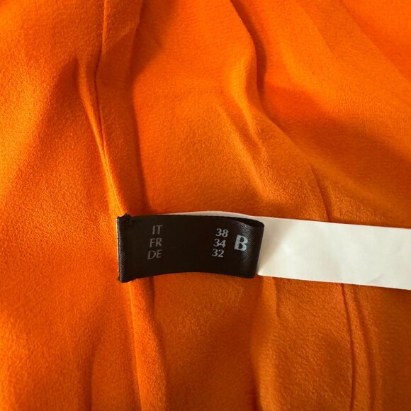 La Perla Runway Orange Crop Top Jacket Built In Bra Brand New Size 2 US 38 IT - Picture 11 of 12